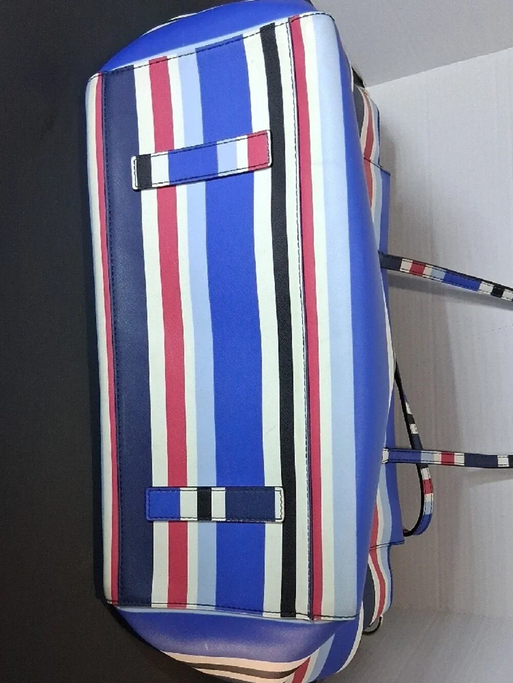 Kate Spade Blue Striped Tote Bag